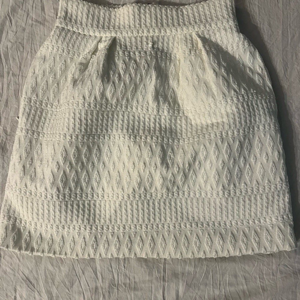 White skirt
